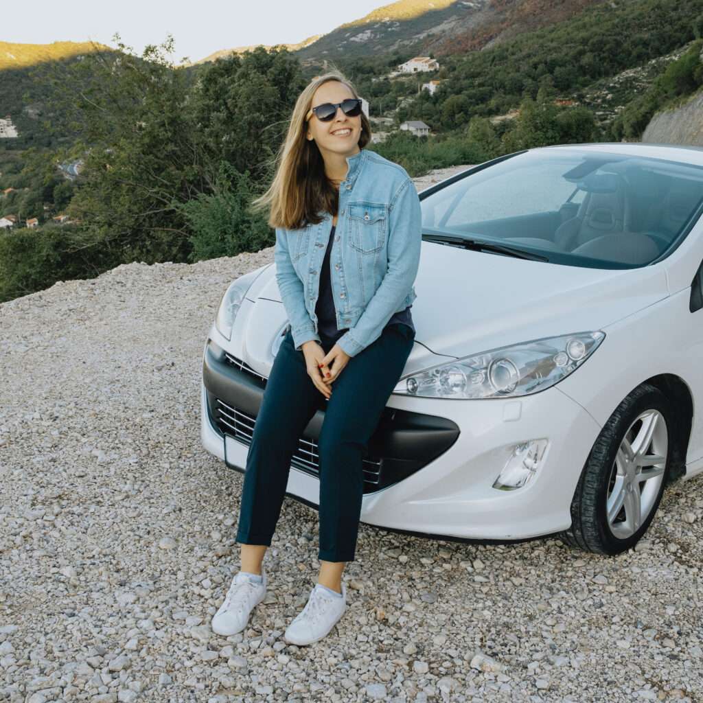 Image of a person with auto insurance